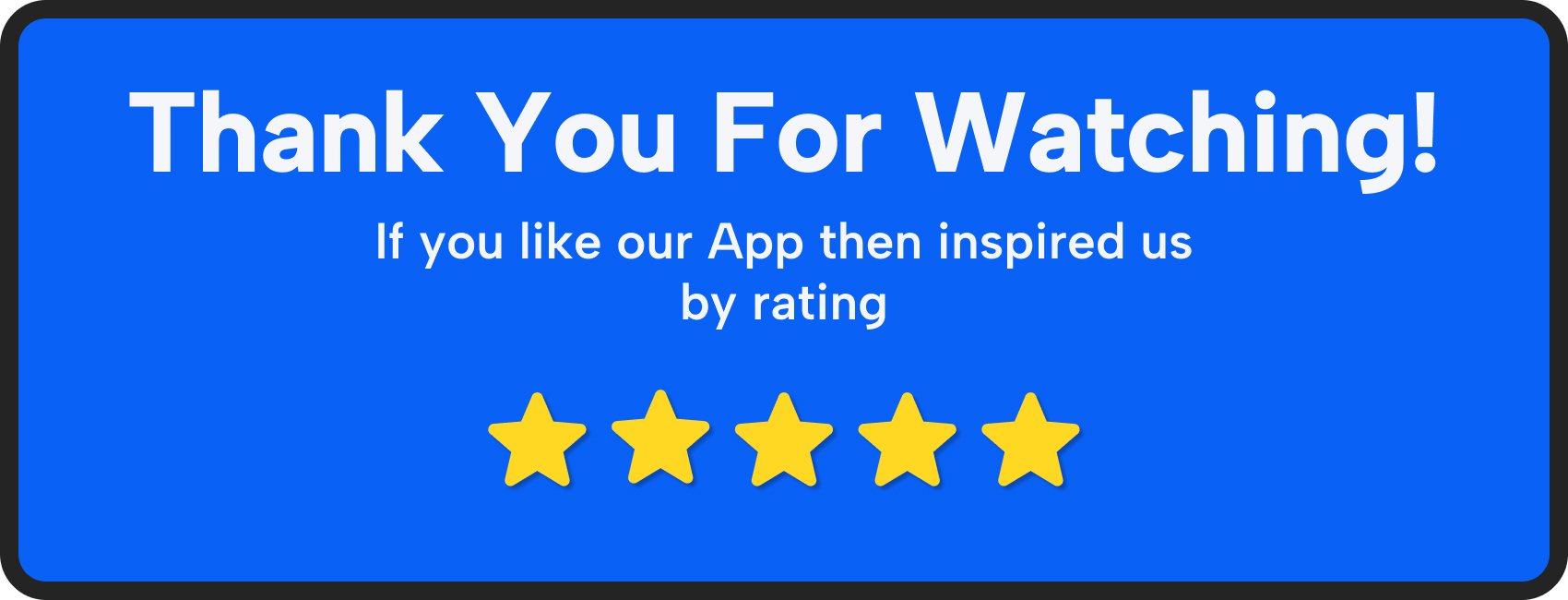 Thank You